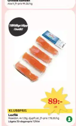 Hemköp Laxfilé erbjuda