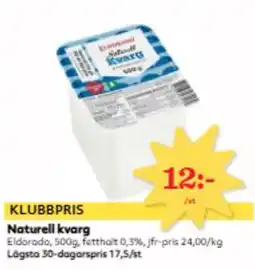 Hemköp Naturell kvarg erbjuda