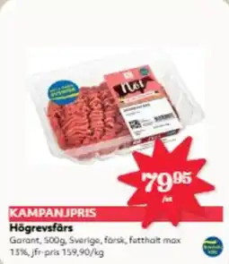 Hemköp Högrevsfärs erbjuda