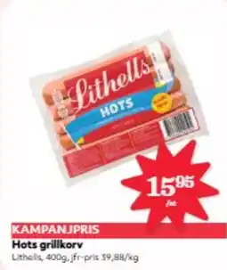 Hemköp Hots grillkorv erbjuda