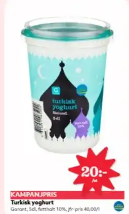 Hemköp Turkisk yoghurt erbjuda