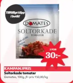 Hemköp Soltorkade tomater erbjuda