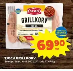 Coop Daglivs TJOCK GRILLKORV erbjuda