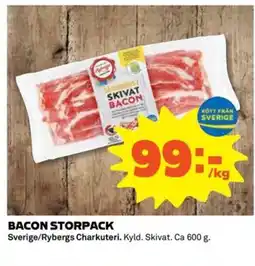 Coop Daglivs BACON STORPACK erbjuda