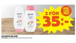 Coop Daglivs SCHAMPO/BALSAM erbjuda