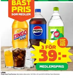 Coop Daglivs LÄSK erbjuda