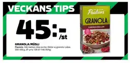 Coop Daglivs GRANOLA/MÜSLI erbjuda