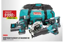 Swedol VERKTYGSKIT DLX5032T 5 ST MASKINER 18V erbjuda
