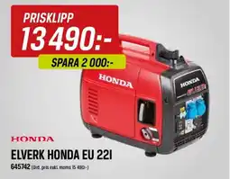 Swedol ELVERK HONDA EU 221 erbjuda