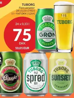 Nielsen Discount Tuborg erbjuda