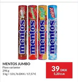 Nielsen Discount MENTOS JUMBO Flere varianter erbjuda