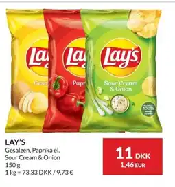 Nielsen Discount LAY'S Gesalzen, Paprika el. Sour Cream & Onion erbjuda