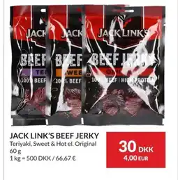 Nielsen Discount JACK LINK'S BEEF JERKY erbjuda