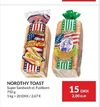 Nielsen Discount NORDTHY TOAST erbjuda