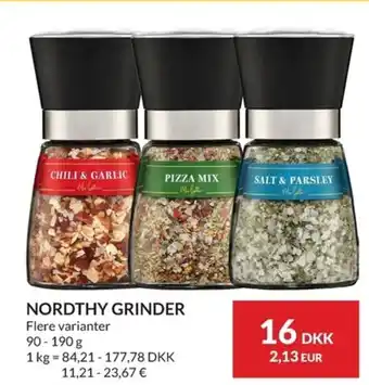 Nielsen Discount NORDTHY GRINDER erbjuda