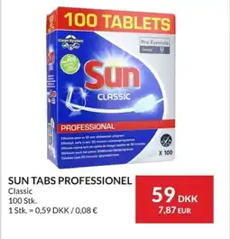 Nielsen Discount SUN TABS PROFESSIONEL erbjuda