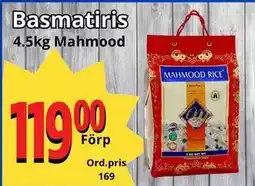 Supergrossen Basmatiris, SEK 119 erbjuda