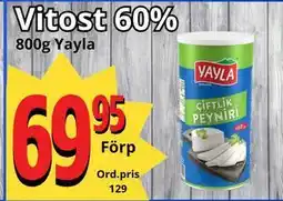 Supergrossen Vitost 60%, SEK 69.95 erbjuda