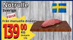 Supergrossen Nötrulle, SEK 139 erbjuda