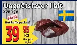 Supergrossen Ungnötslever i bit, SEK 39.95 erbjuda
