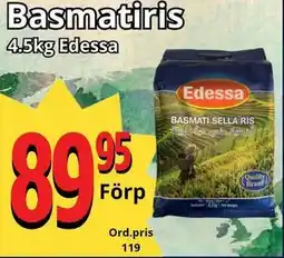 Supergrossen Basmatiris Edessa, SEK 89.95 erbjuda