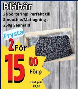 Supergrossen Blåbär, SEK 15 erbjuda