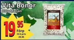 Supergrossen Vita Bönor, SEK 19.95 erbjuda