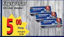 Supergrossen Fryspåsar, SEK 5 erbjuda