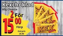 Kexchoklad, SEK 15
