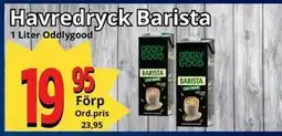 Supergrossen Havredryck Barista, SEK 19.95 erbjuda
