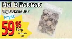 Hel Bläckfisk, SEK 59.95