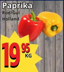 Supergrossen Paprika, SEK 19.95 erbjuda