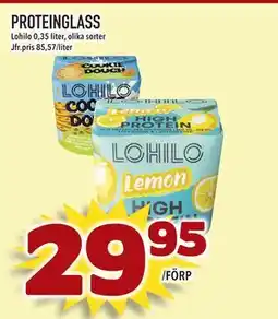 Supergrossen PROTEINGLASS, SEK 29.95 erbjuda