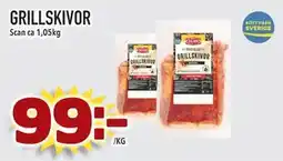 Supergrossen GRILLSKIVOR, SEK 99 erbjuda