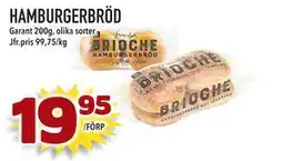 Supergrossen HAMBURGERBRÖD, SEK 19.95 erbjuda
