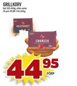 Supergrossen GRILLKORV, SEK 44.95 erbjuda
