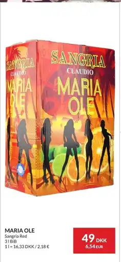 Nielsen Discount MARIA OLE Sangria Red erbjuda