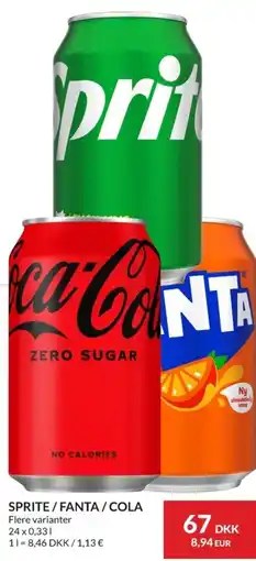 Nielsen Discount SPRITE/FANTA/COLA erbjuda