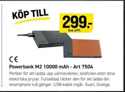 Engelsons Powerbank M2 10000 mAh - Art 7504 erbjuda