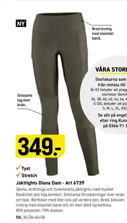 Engelsons Jakttights Diana Dam - Art 6739 erbjuda