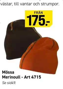 Engelsons Mössa Merinoull - Art 4715 Se sid49. erbjuda