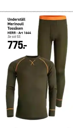 Engelsons Underställ Merinoull Tossåsen HERR - Art 1644 Se sid 53. erbjuda