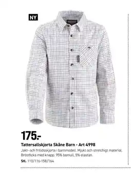 Engelsons Tattersallskjorta Skåne Barn - Art 4998 erbjuda