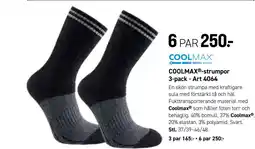 Engelsons COOLMAX®-strumpor 3-pack - Art 4064 erbjuda