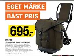 Engelsons BROKARED Stolsryggsäck med ryggstöd Haren - Art 2141 erbjuda