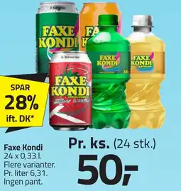 Fleggaard Faxe kondi erbjuda