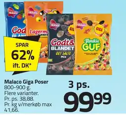 Fleggaard MALACO Giga poser erbjuda