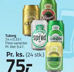 Fleggaard Tuborg erbjuda