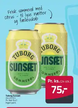 Fleggaard TUBORG Sunsæt erbjuda