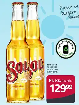 Fleggaard SOL Flaske erbjuda